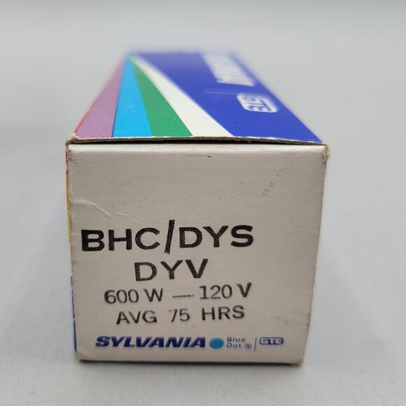 GE 120V 500W and Sylvania 120V 600W Quartzline Lamps GOK Editor Lamp Lot - Picture 8 of 12